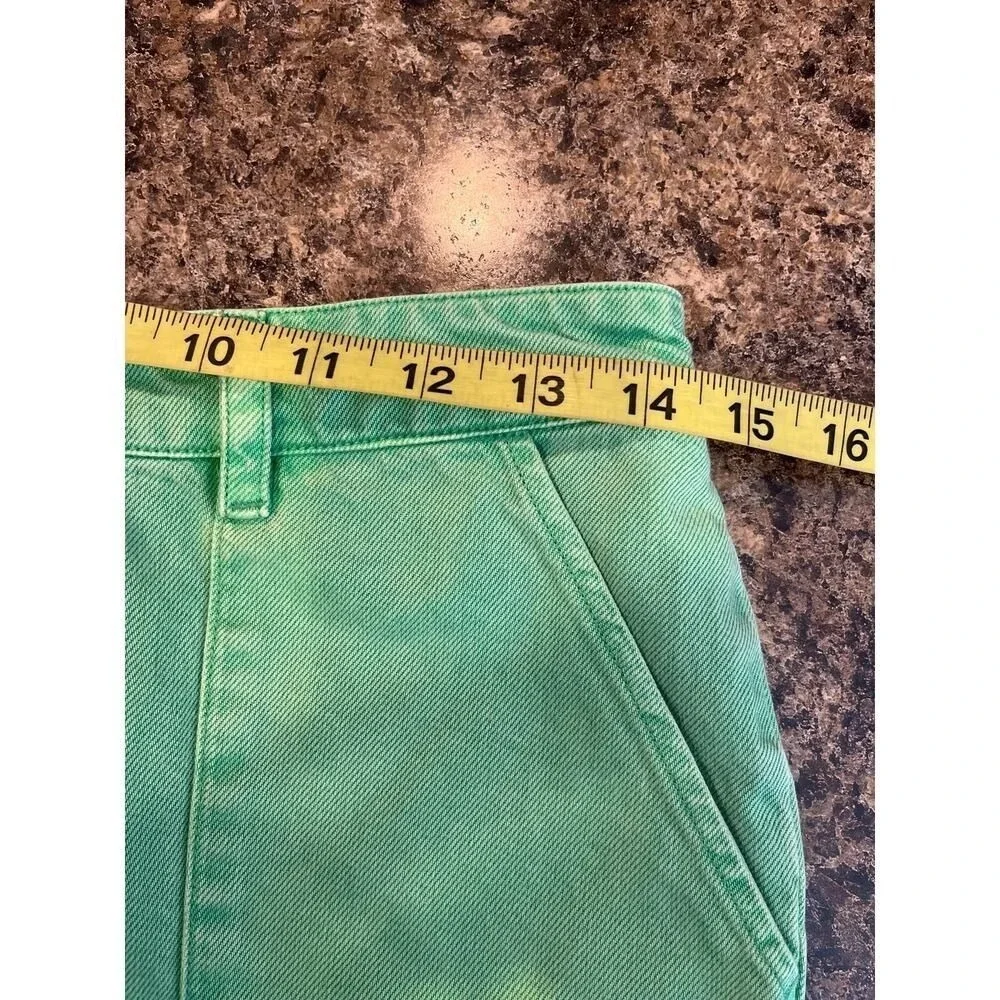 YFBF‎ Green Cargo Pants Utility Streetwear Y2K Relaxed Fit Medium